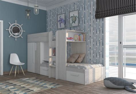 Dviaukštė vaikiška lova - erdvės taupymo sprendimas