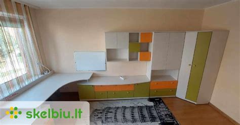 Vaiko kambario baldų išdėstymas