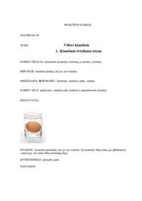 Kiaušinio šviežumo patikrinimas vandens teste