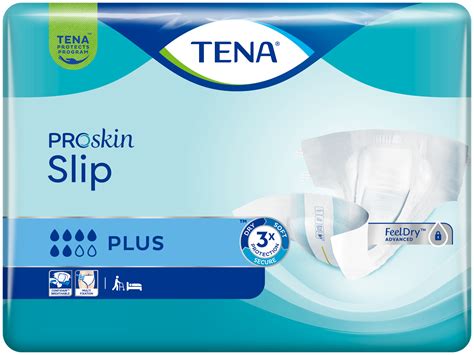 Infografika: Tena Slip Plus L savybės