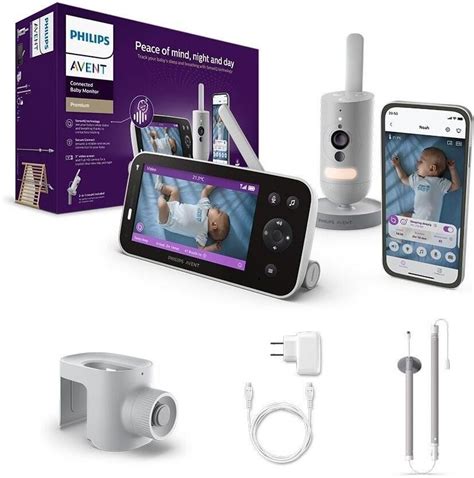Avent SenseIQ kūdikio monitoriaus komplektacija