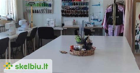 Siuvimo kursų erdvė