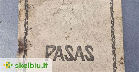 Senas pasas su klaidomis