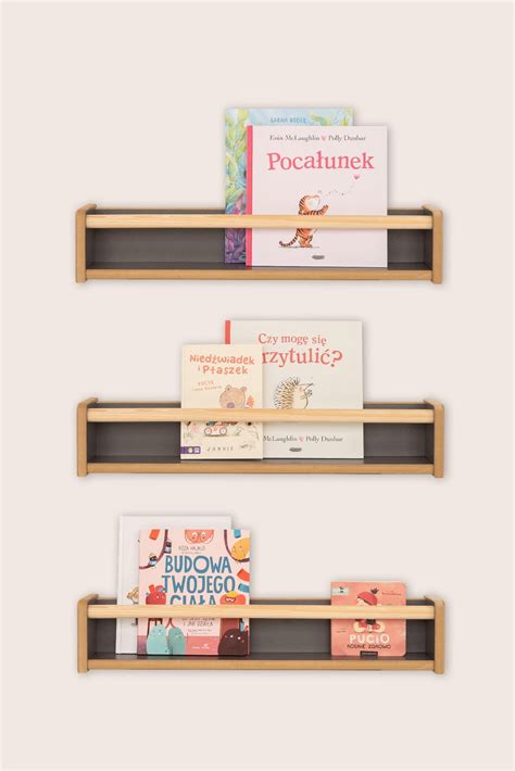 Vaikiškų knygų lentynų įvairovė