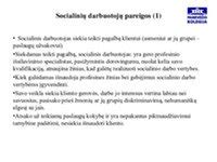 socialinio darbuotojo pareigos