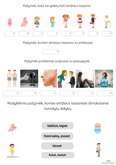 Amžiaus tarpsniai ir žmogaus raida