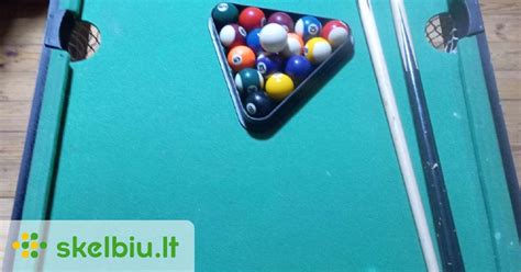 Schema su vaikų biliardo žaidimo variantų taisyklėmis