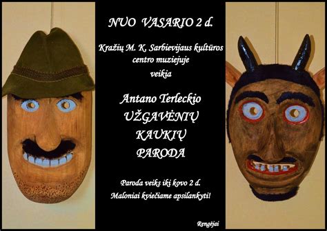 Užgavėnių kaukių paroda