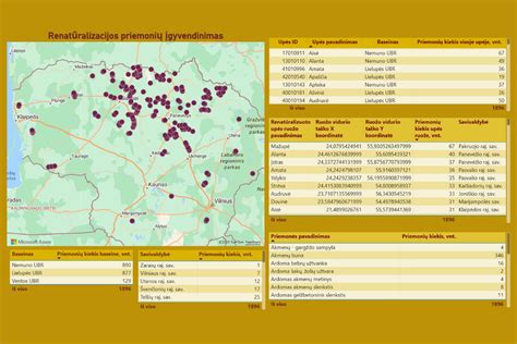 Žemėlapis, kuriame pažymėtos socialinės globos įstaigos Lietuvoje