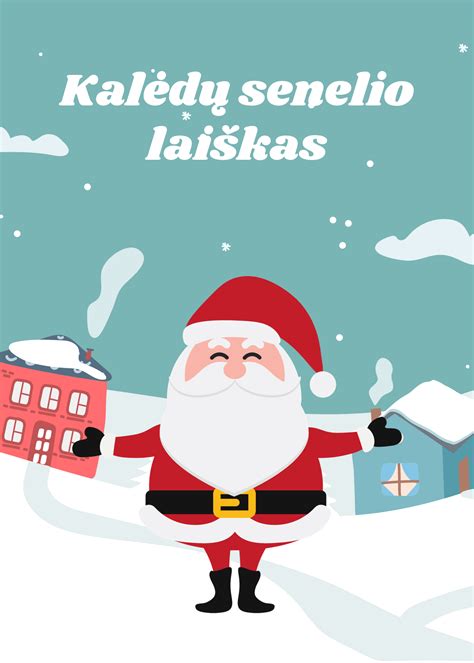 Kalėdų Senelio laukimo iliustracija