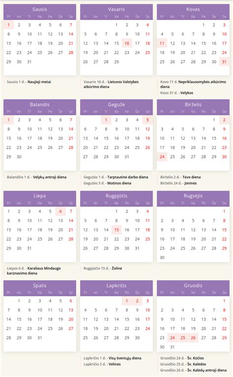 Vaisingų dienų kalendorius