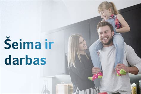 Darbo ir šeimos balanso iliustracija