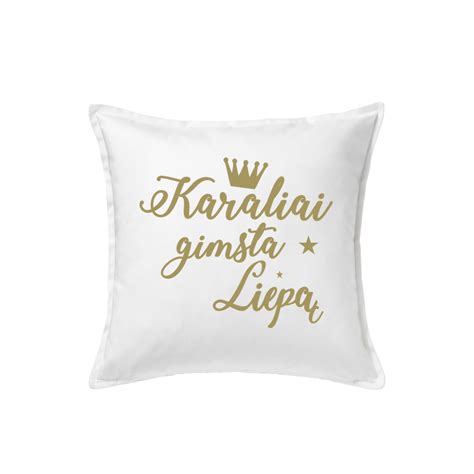 Pagalvėlė su užrašu 