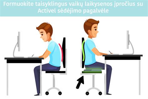 Taisyklinga nėščiosios laikysena sėdint