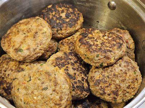 Jautienos kotletų ingredientai