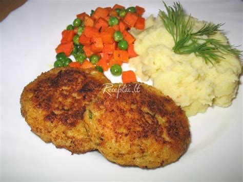 Jautienos kotletai su daržovėmis