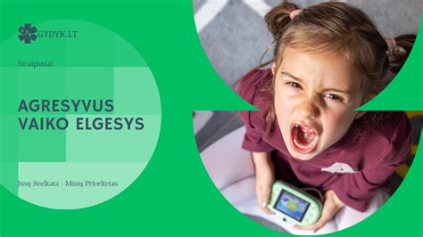 vaiko agresija ir jos valdymas