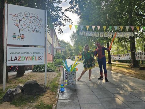 Darželio Lazdynėlis pastatas ir kiemas