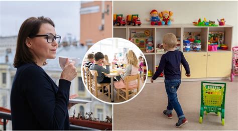 tėvai ir auklėtoja kalbasi darželyje