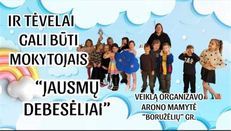 darželio grupė vasarą