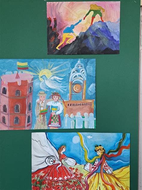 vaikų piešinių paroda apie gamtą