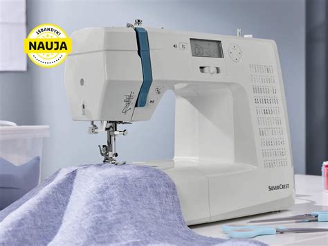 Siuvimo mašina ir priemonės