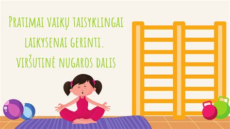 vaikų fiziniai pratimai namuose
