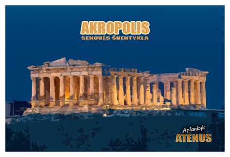 Atėnų panorama su Akropoliu