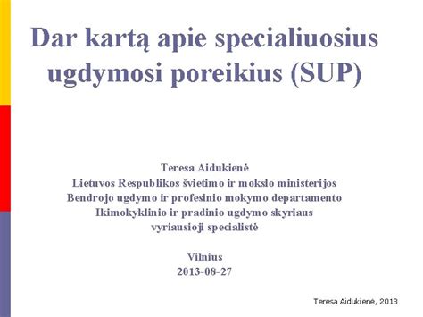 Pažyma apie specialiuosius ugdymosi poreikius
