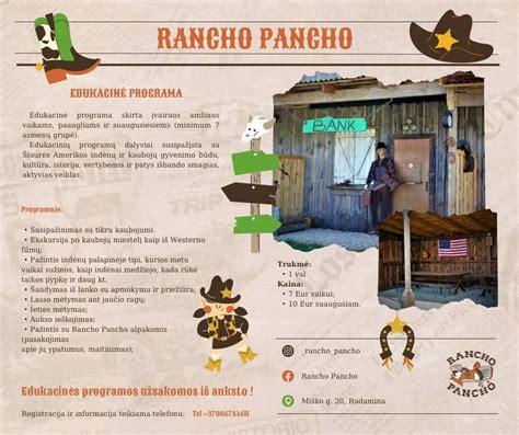 Ranch Pancho edukacija
