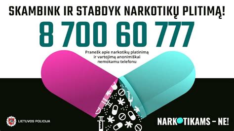 Teisinė informacija apie narkotikus