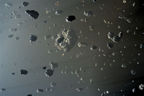 kosminė dėžė su meteoritais