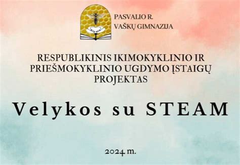 STEAM projektas 