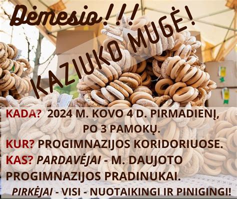 Vaikai švenčia Kaziuko mugę