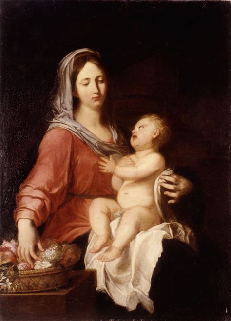 XVIII amžiaus paveikslas su rugių lauku ir kūdikiu