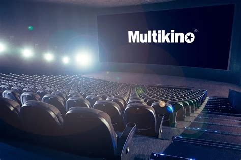 Multikino logotipas ir kino salė