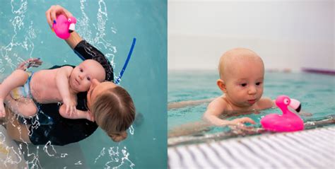 Kūdikis hidroterapijos metu