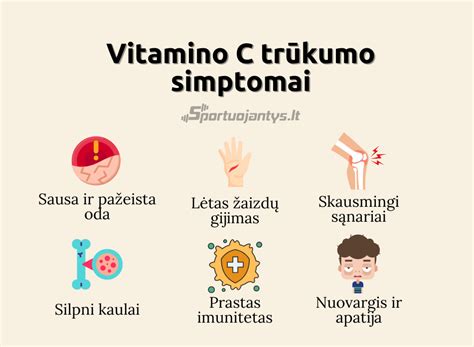Vitamino C šaltiniai: citrusiniai vaisiai, braškės, brokoliai