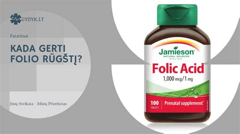 Įvairūs folio rūgšties papildų pavyzdžiai