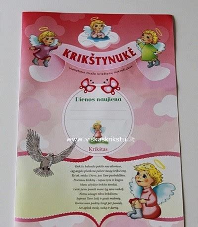 Krikštynų laikraštuko viršelis