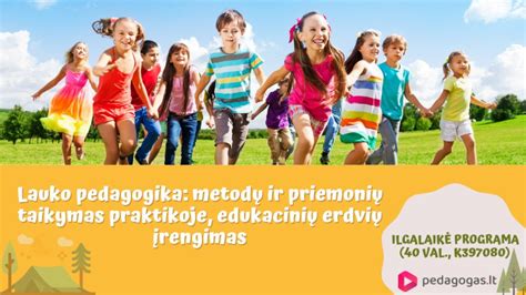 Lauko pedagogika darželyje