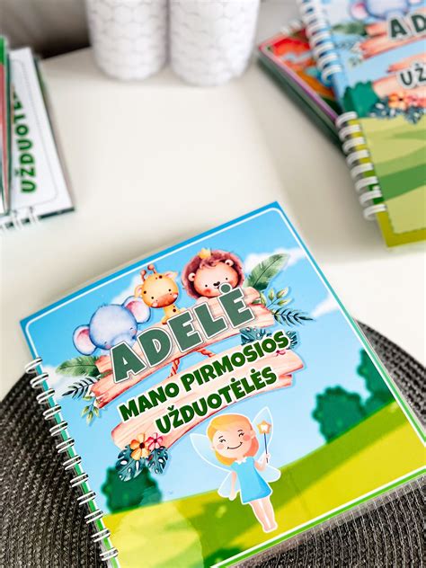 Personalizuotos lavinamosios knygelės pavyzdys