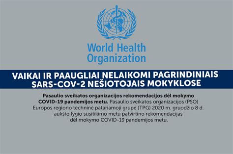 Pasaulio sveikatos organizacijos rekomendacijos dėl žindymo