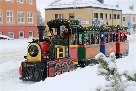 Kalėdinis traukinukas Trakų stotyje