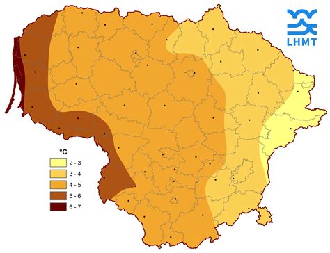 Lapkričio mėnesio orų statistika