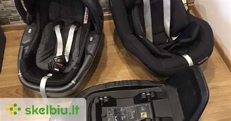 Maxi-Cosi automobilinės kėdutės dizainas