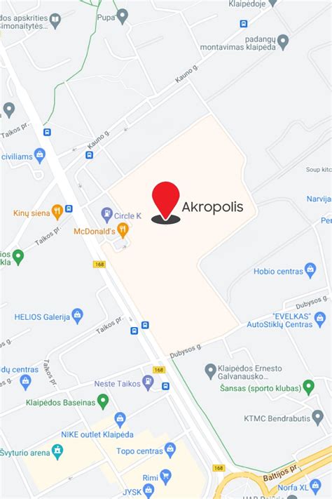 Ballzy parduotuvių žemėlapis