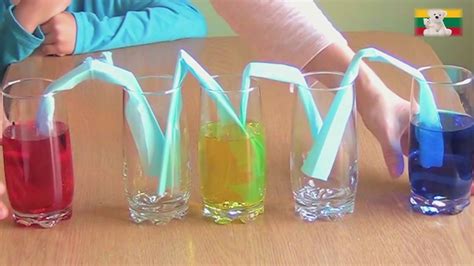 Eksperimentai su vandeniu vaikams