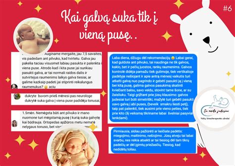 Kūdikio kūno asimetrijos pavyzdys (galvos sukimas į vieną pusę)