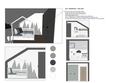 vaikiško kambario interjeras su IKEA baldais